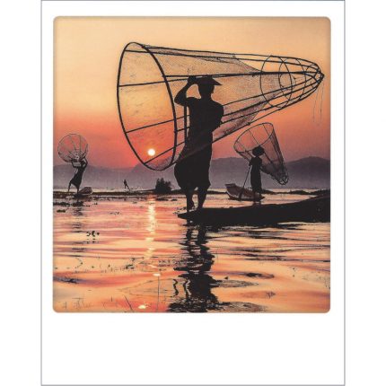 Postkarte Aquarupella Serie Bon Voyage Motiv Fischer