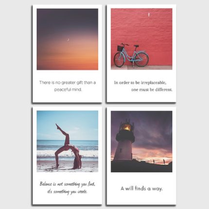 Ein Set von Postkarten von Indiviual Nomad im Polaroid Stil. Preisvorteil 15%