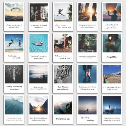 ein Set aus 20 Postkarten aus der Serie Individual Nomad. Ihr Preisvorteil 35%